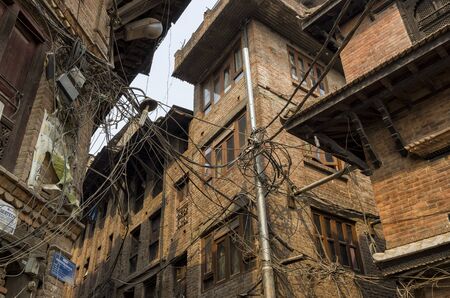 The lifestyle and living environment in Kathmandu, Nepal.のeditorial素材