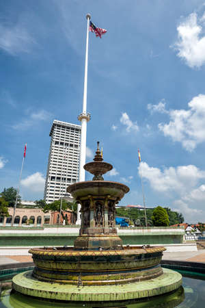 Merdeka Square. Kuala Lumpur, Malaysia. Merdeka Square is a popular tourist attraction in front of the Sultan Abdul Samad Building.のeditorial素材