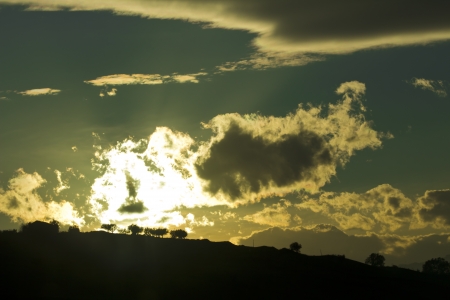 Sunset at Gran Sasso - Italiaの写真素材