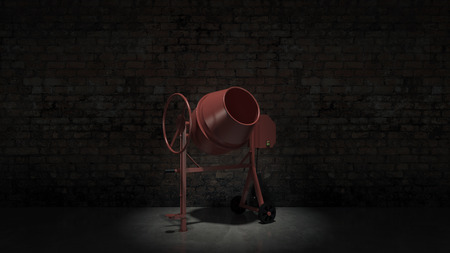 concrete mixerの写真素材