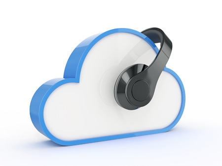 Cloud music conceptの写真素材