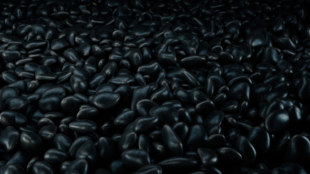 pebble stone background. 3d renderingの写真素材