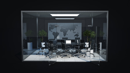 office scene. 3d renderingの写真素材