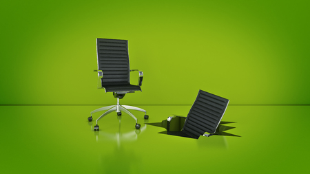 Office chair concept. 3d renderingの写真素材