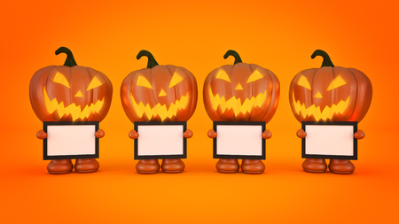 Halloween Pumpkinの写真素材