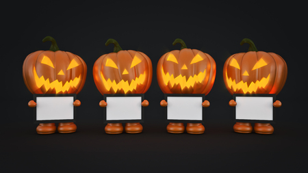 Halloween Pumpkinの写真素材