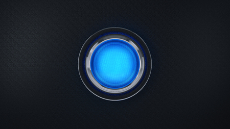 Computer Button. 3d renderingの写真素材