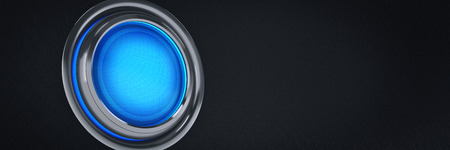 Computer Button. 3d rendering