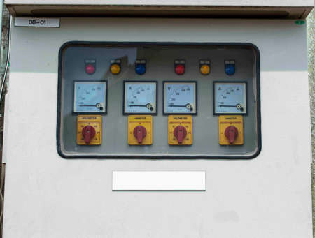 The electricity meter cabinet has sunlight.