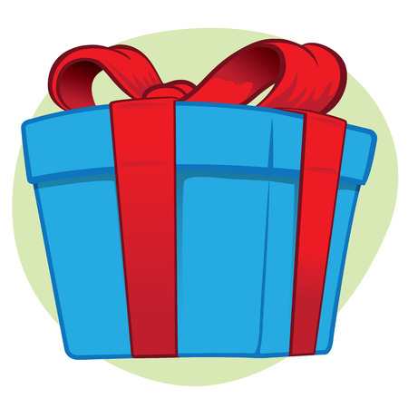 Illustration representing a gift box