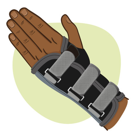 Illustration depicts  wrist hand.のイラスト素材