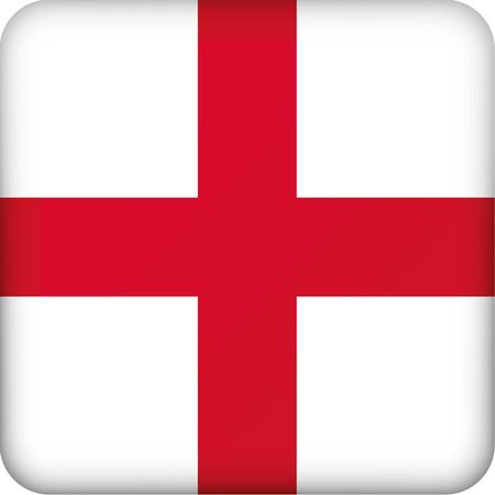 Icon representing England square button flag. Ideal for catalogs of institutional materials and geographyのイラスト素材
