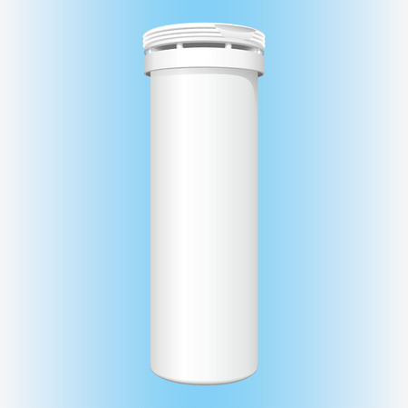 Illustration of object packaging bottle. cosmetic, medicine, supplement and vitamins. Ideal for catalogs, informative and catalogs 3D packagingのイラスト素材