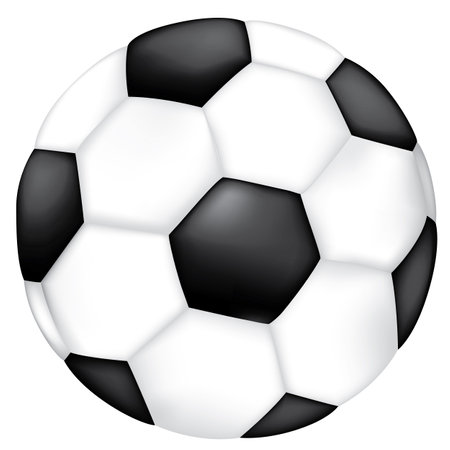 Object illustration sporting goods soccer ball. Ideal for catalogs, informative and sporting catalogsのイラスト素材