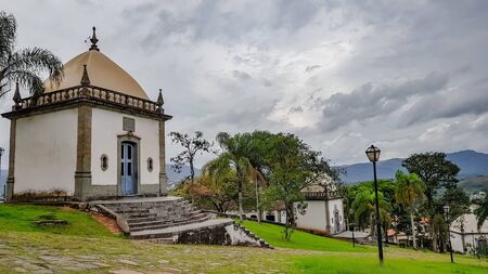Church in a village on the top of the mountains | Church in a village on the top of the mountainsの写真素材