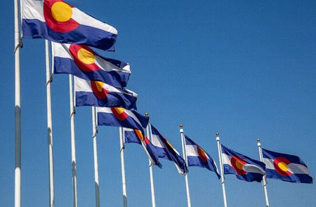 Colorado State Flagの写真素材