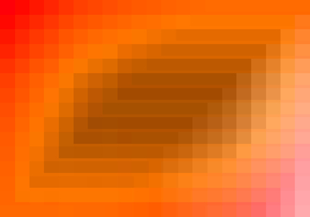 red orange quadratic pattern in color geometric.