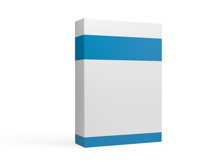 White box on a background 