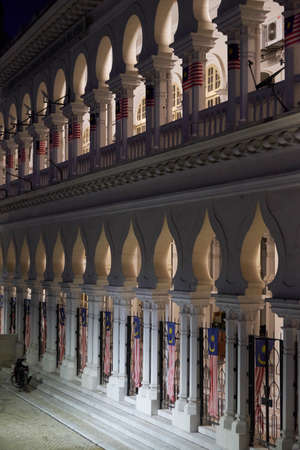 Moorish architecture of an administrative building in Malaysia preserved in the modern time.の写真素材