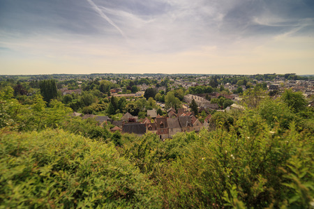 A view of Amboise in France from the topのeditorial素材