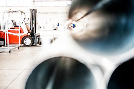 industrial man at workの写真素材