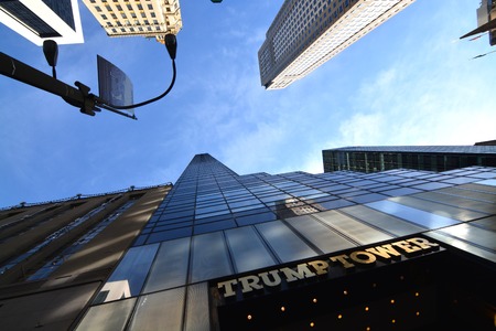 trump tower in New Yorkのeditorial素材