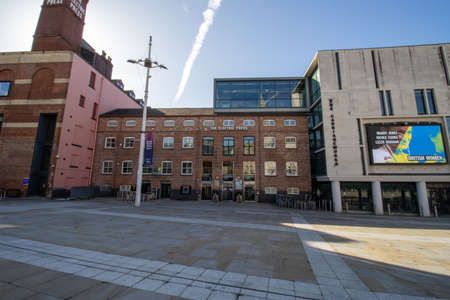 Leeds UK, 17th September 2019: Photo of the British town of Leeds in West Yorkshire UK, showing the Leeds City Centreのeditorial素材