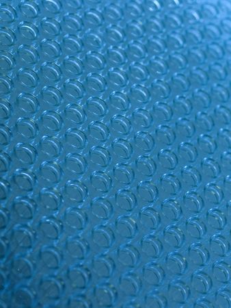 Rack of glass vials blue tonedの写真素材