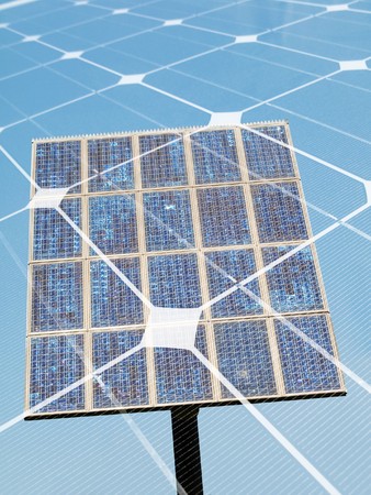 Photovoltaic panel  montage