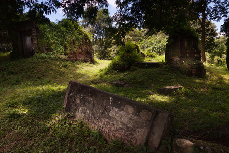 Kutisvara temple in Angkor the oldest temple near Angkor Watの写真素材