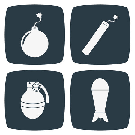 Bomb Iconsのイラスト素材
