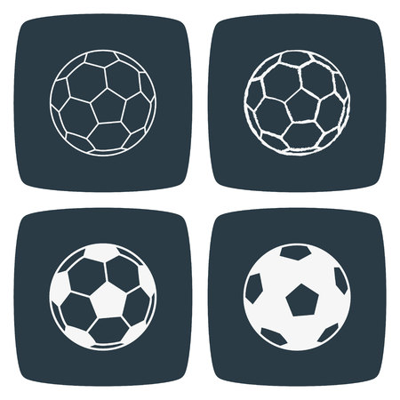 Football Soccer Ball Iconのイラスト素材
