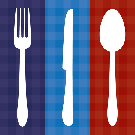 Cutlery Icons Fork Knife Spoonのイラスト素材