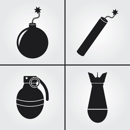 Bomb Iconsのイラスト素材
