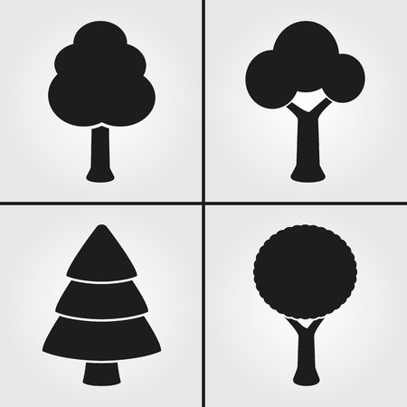 Tree Iconsのイラスト素材