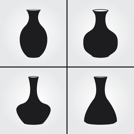 Vase Iconsのイラスト素材