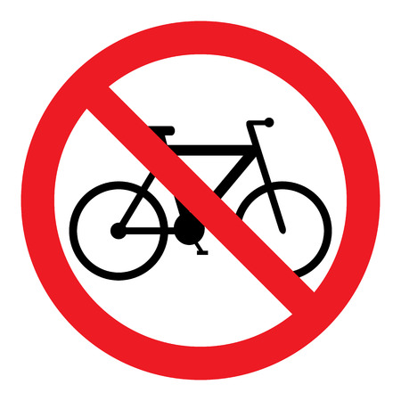 No Bicycleのイラスト素材