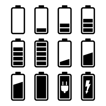 Battery Iconsのイラスト素材