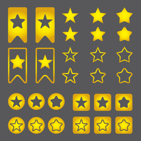 Bookmark Iconsのイラスト素材