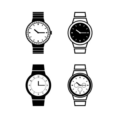 Watch Iconsのイラスト素材