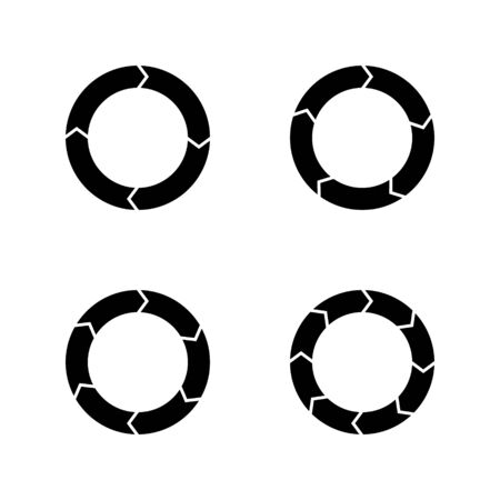 Infographic Circle Vector Icon Set
