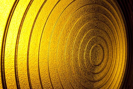 macro view on glass texture of studio lightの写真素材