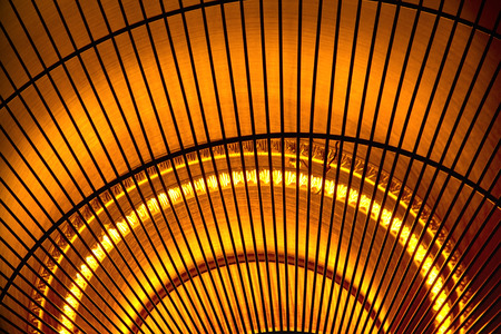 Hot wires  pattern of infrared heater.の写真素材