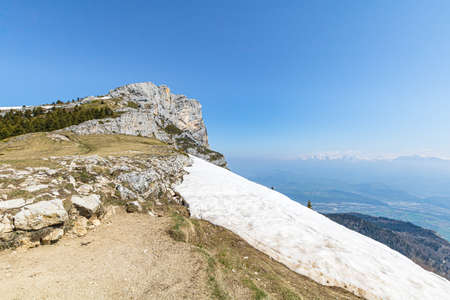 View of the peaks of Vercors (IsÃ¨re, France)