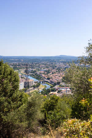 Sunny view of the city of AlÃ¨s from Notre-Dame-des-Mines (Occitanie, France)