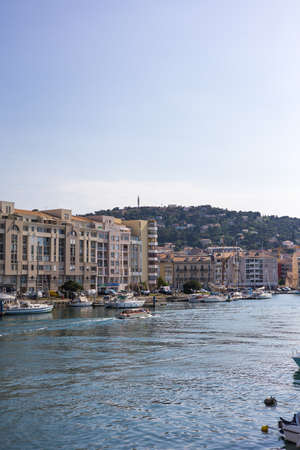 Panoramic view of the port of France