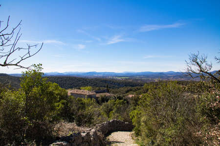 View of the village of Santa Maria in the province of Alentejo, Portugal