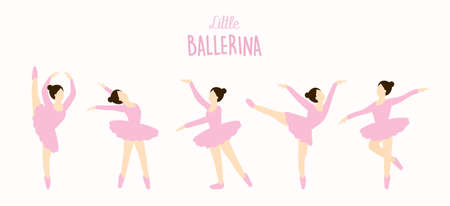 Dancing ballerina series.のイラスト素材