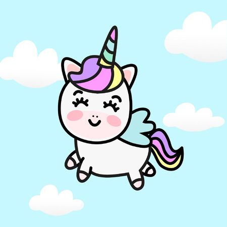 cute unircornのイラスト素材