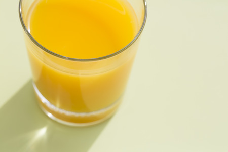 Fresh Orange juice glassの写真素材